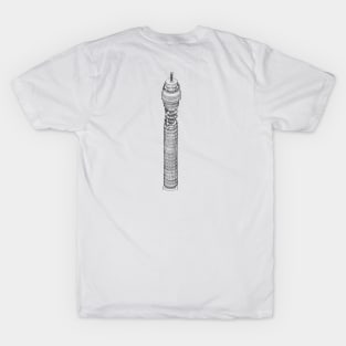 BT Tower - Hand Drawn Print T-Shirt